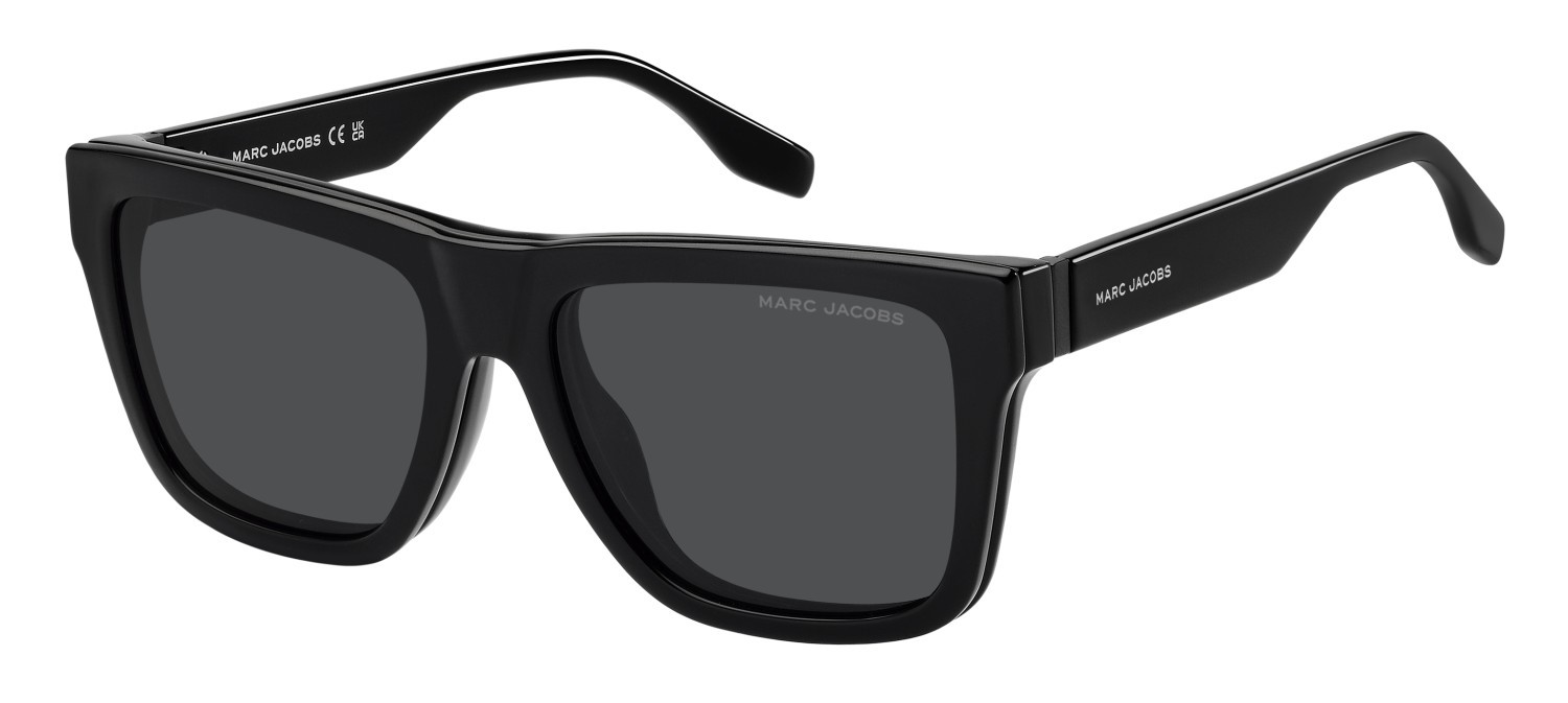 Eyeglasses Marc Jacobs 848/C 109450 807 color black shape rectangle lenses grey polarized