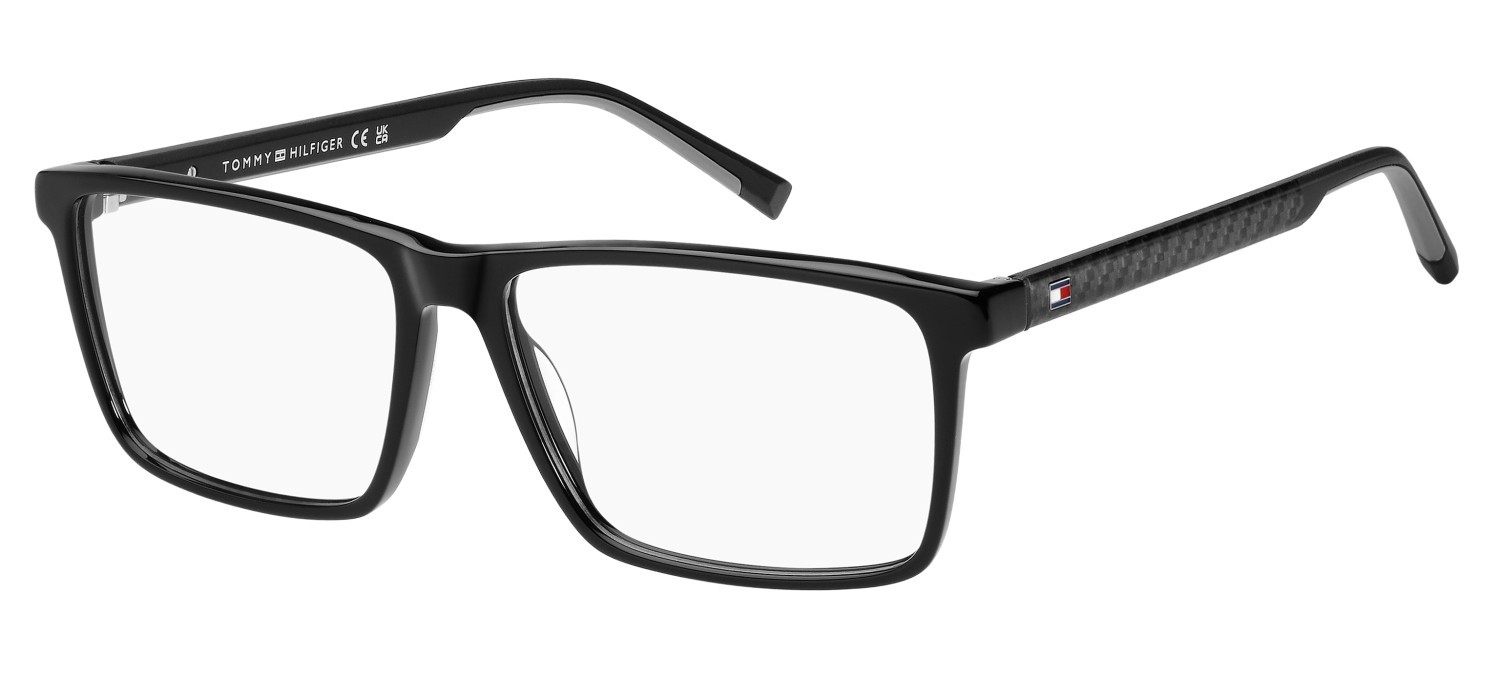 Occhiali da vista Tommy Hilfiger Th 2198 109451 807 colore black forma rettangolare 