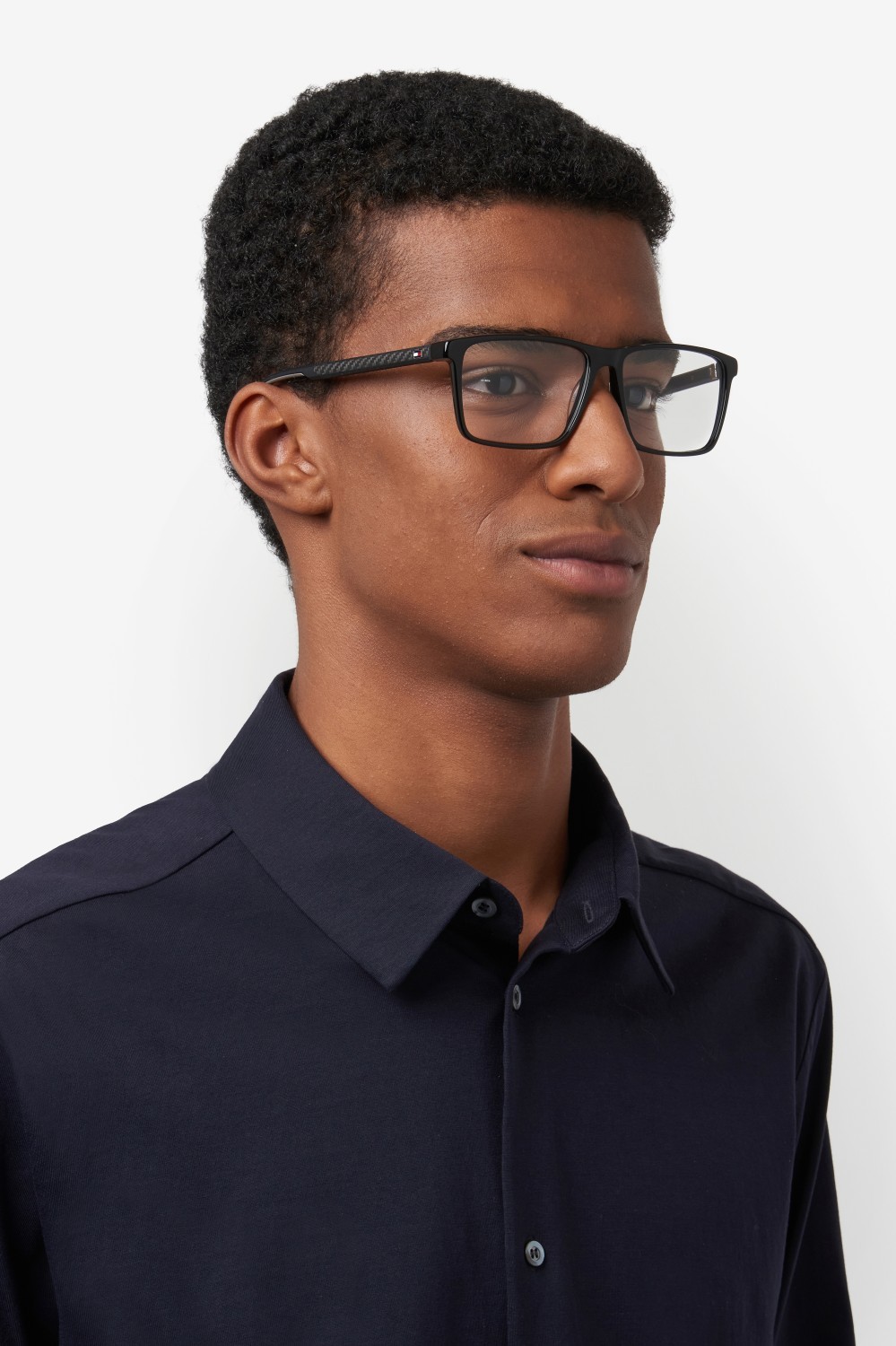 Occhiali da vista Tommy Hilfiger Th 2198 109451 807 colore black forma rettangolare 