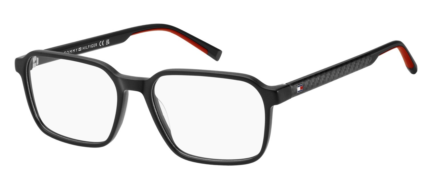 Occhiali da vista Tommy Hilfiger Th 2199 109452 OIT colore black red forma rettangolare 