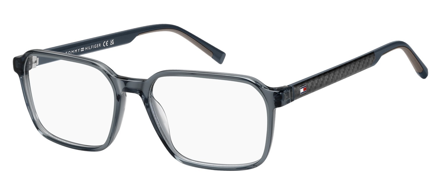 Eyeglasses Tommy Hilfiger Th 2199 109452 S9W color blue brown shape rectangle 