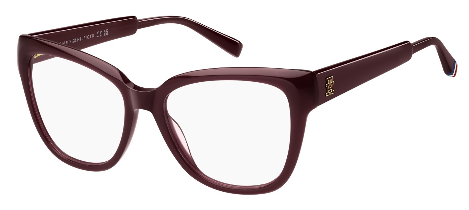 Occhiali da vista Tommy Hilfiger Th 2209 109453 LHF colore burgundy forma rettangolare 