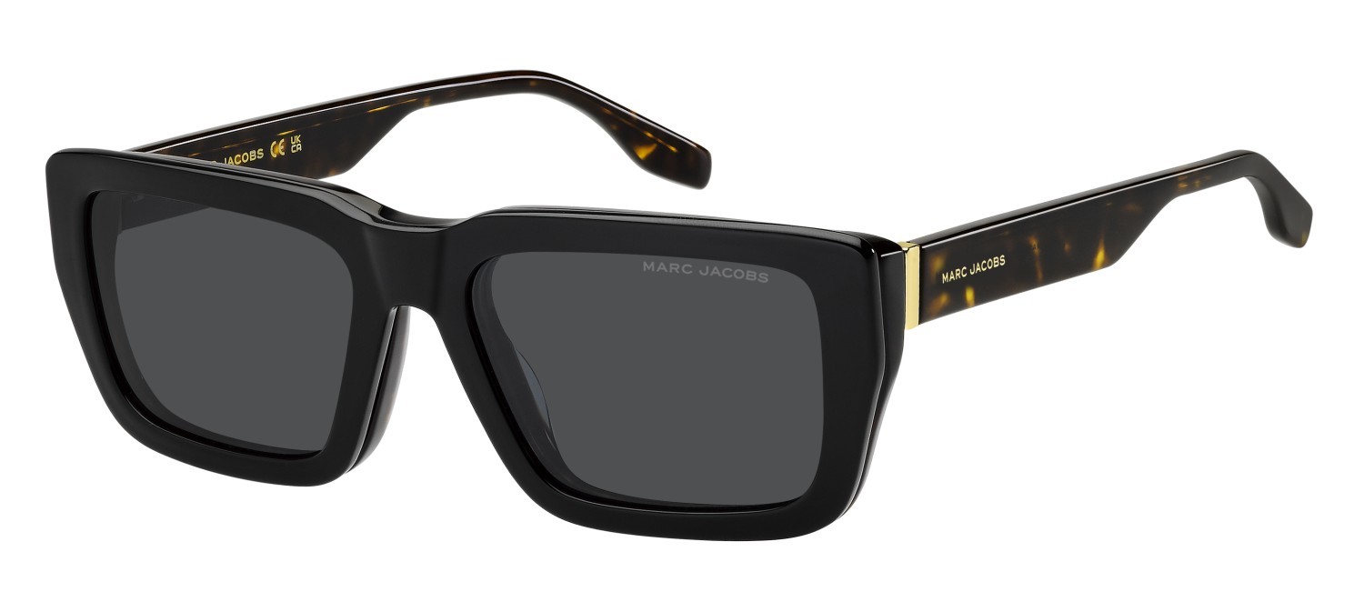 Occhiali da vista Marc Jacobs 849/C 109455 086 colore havana forma rettangolare lenti grey polarized