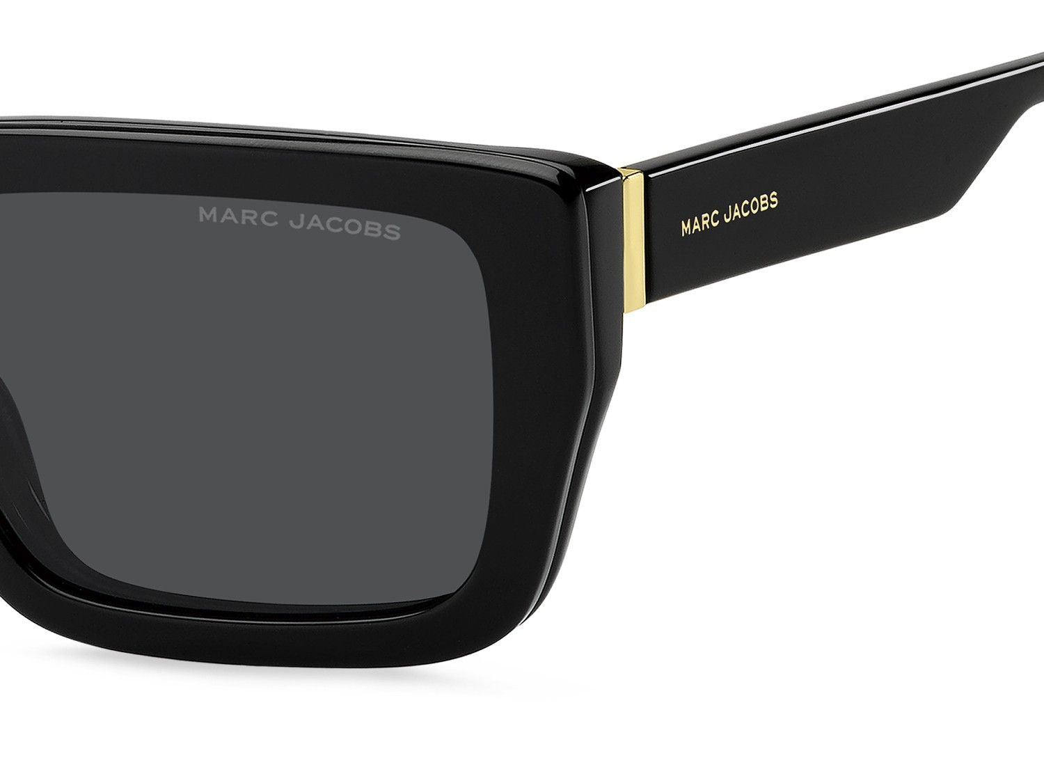 Eyeglasses Marc Jacobs 849/C 109455 2M2 color black gold shape rectangle lenses grey polarized