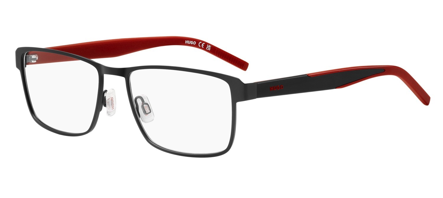 Eyeglasses Hugo Hg 1343 109461 003 color matte black shape rectangle 
