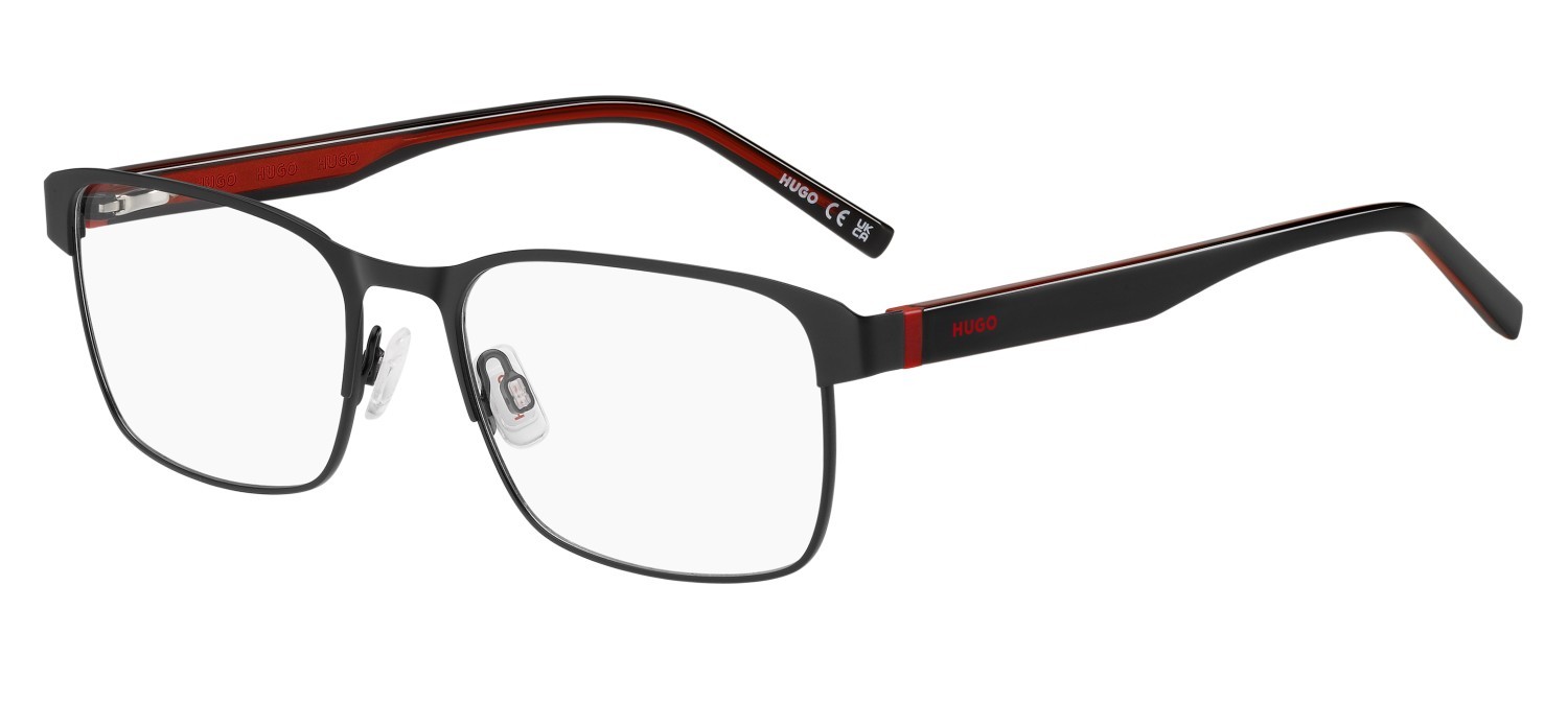 Eyeglasses Hugo Hg 1361 109462 003 color matte black shape rectangle 