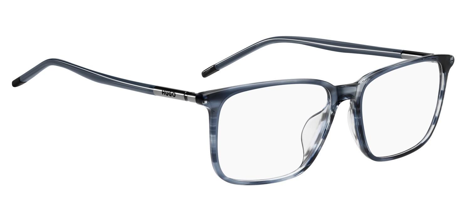 Eyeglasses Hugo Hg 1349/G 109464 38I color blue horn shape rectangle 