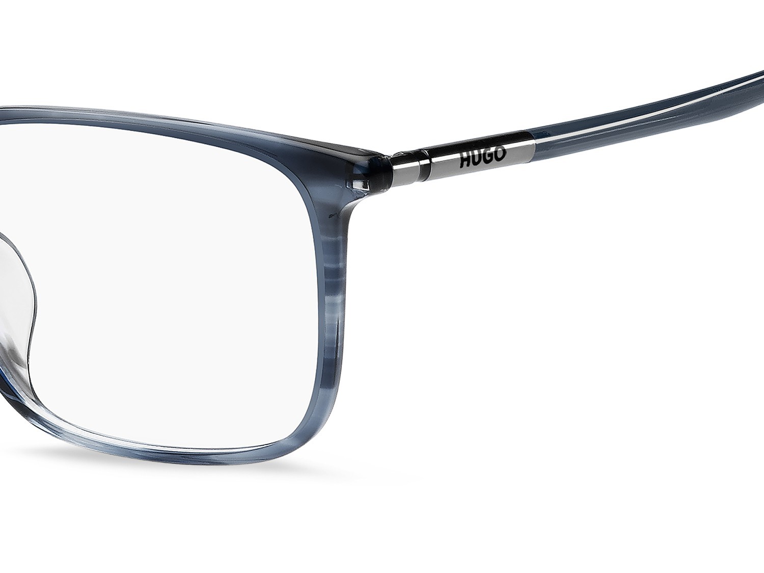 Eyeglasses Hugo Hg 1349/G 109464 38I color blue horn shape rectangle 