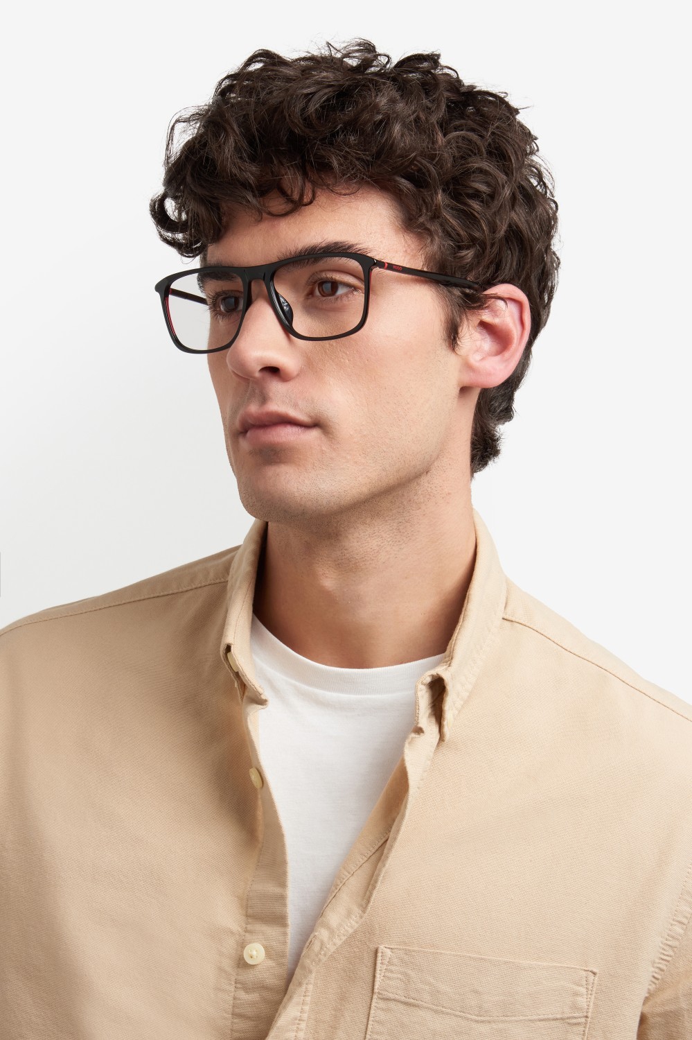 Eyeglasses Hugo Hg 1351/G 109466 807 color black shape rectangle 