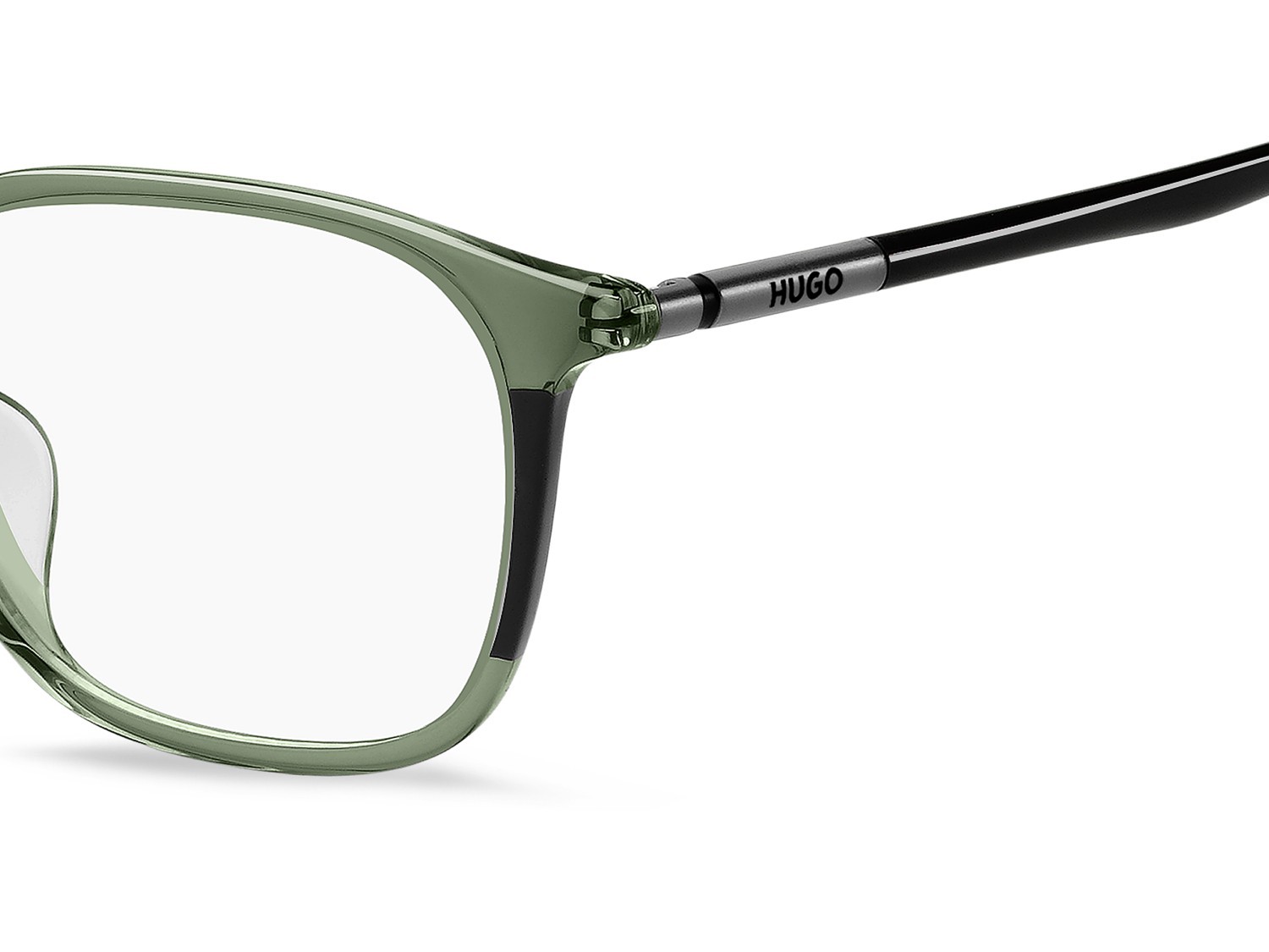 Eyeglasses Hugo Hg 1353/G 109468 1ED color green shape rectangle 