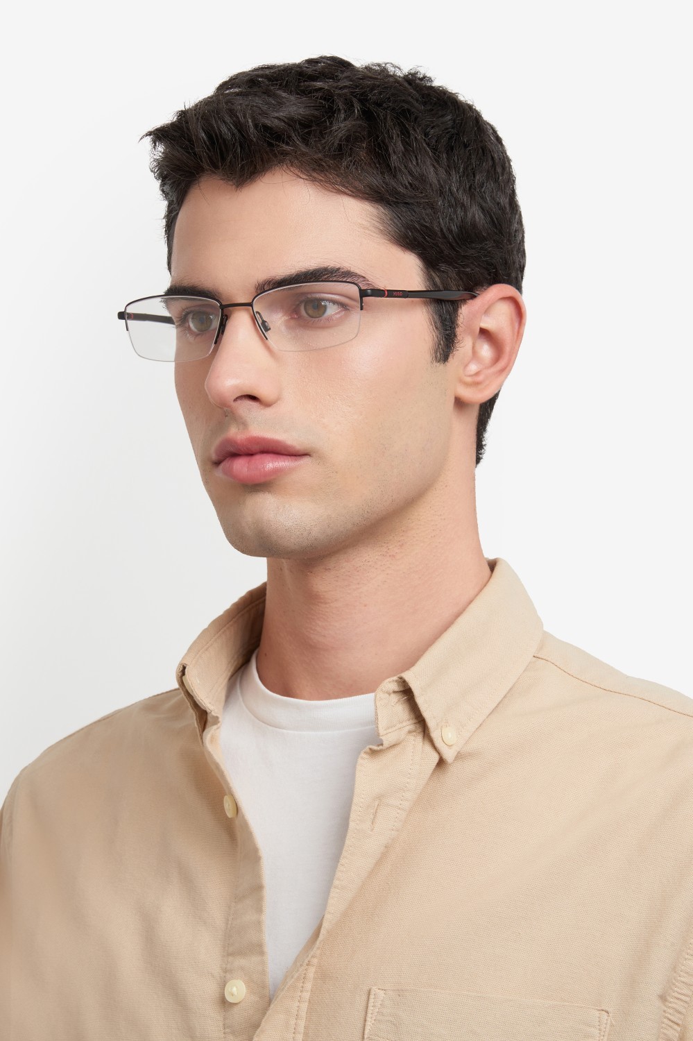 Eyeglasses Hugo Hg 1355 109469 003 color matte black shape rectangle 