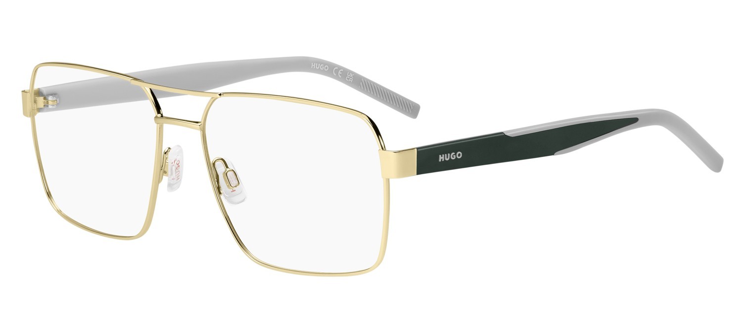 Eyeglasses Hugo Hg 1341 109470 J5G color gold shape rectangle 