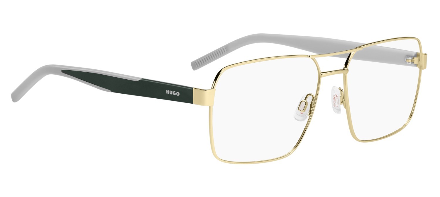 Eyeglasses Hugo Hg 1341 109470 J5G color gold shape rectangle 