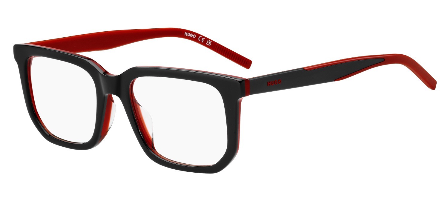 Eyeglasses Hugo Hg 1340/G 109473 0A4 color red black shape rectangle 