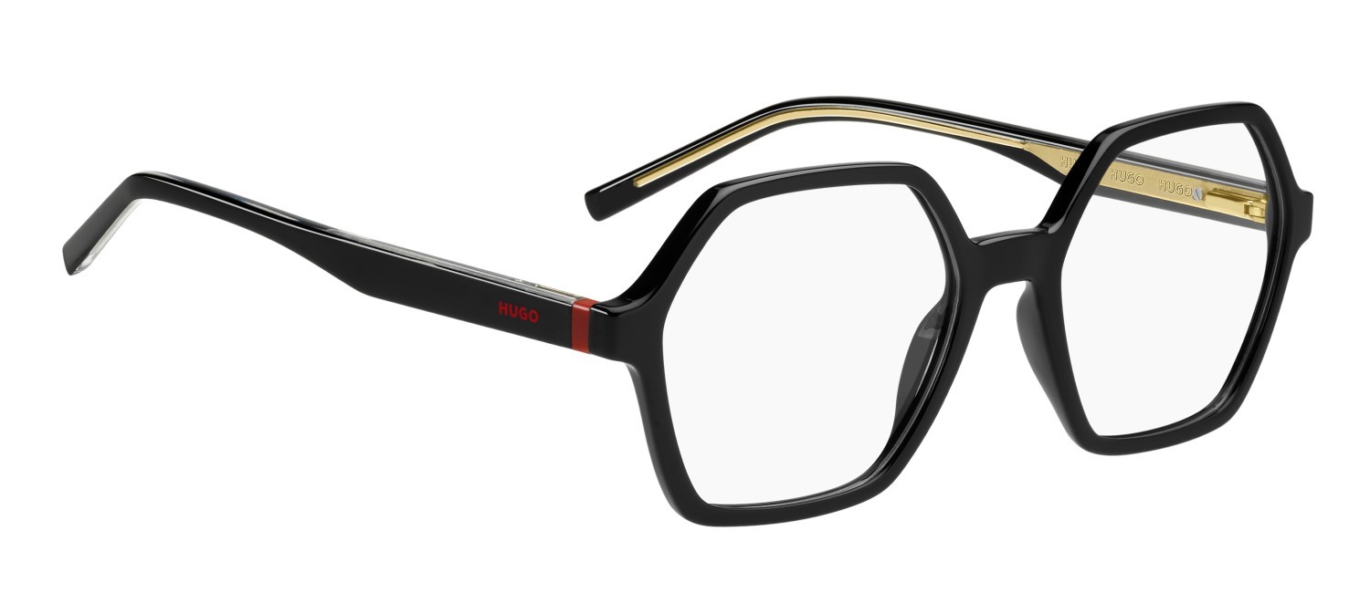 Eyeglasses Hugo Hg 1366 109475 807 color black shape square 