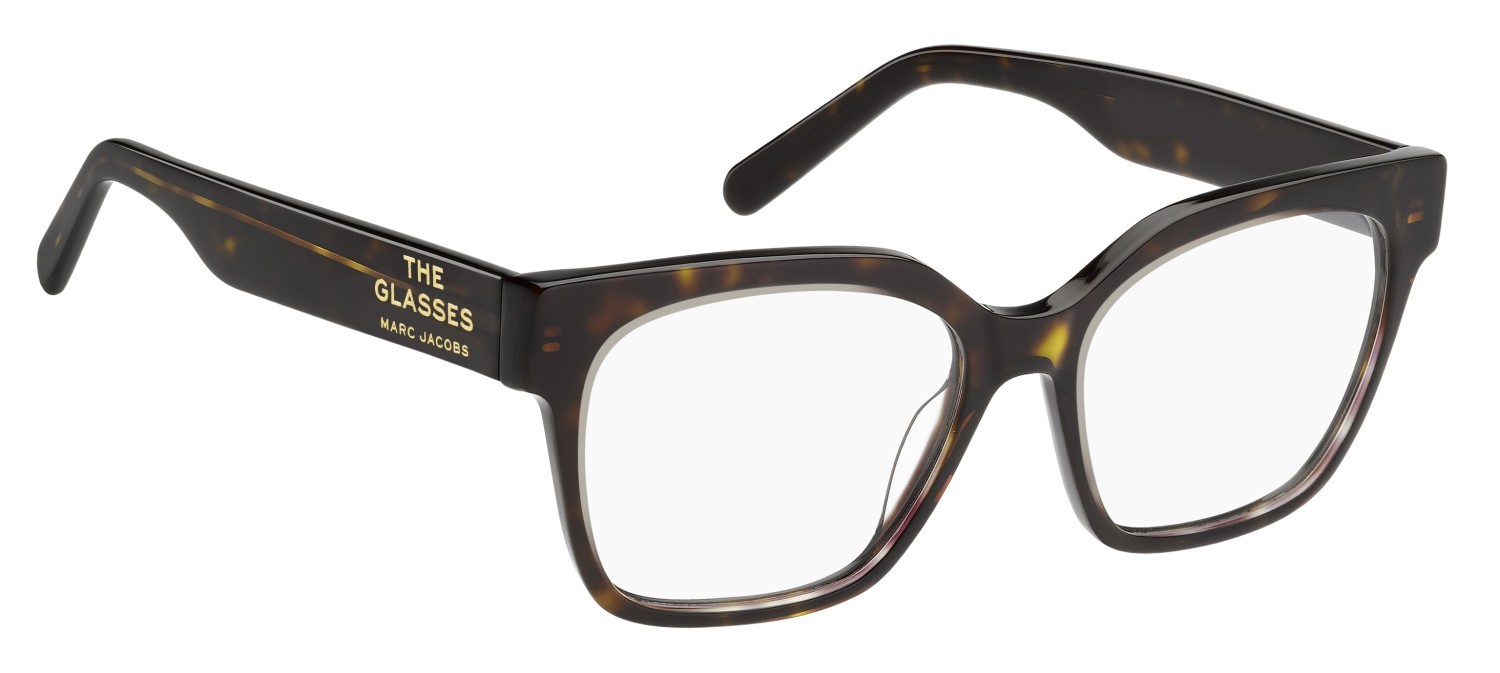Occhiali da vista Marc Jacobs 801 109478 AIO colore crystal havana forma rettangolare 