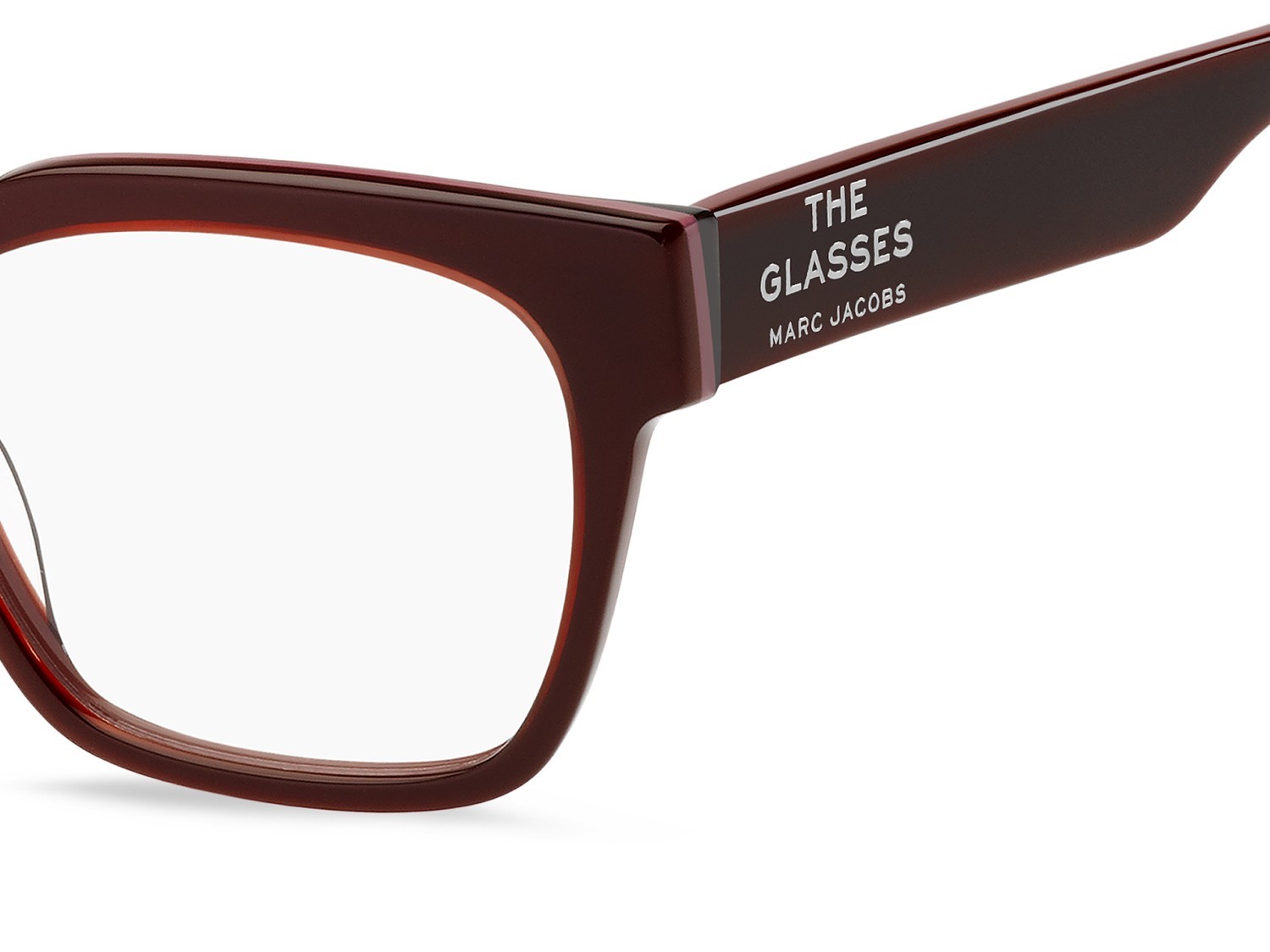 Eyeglasses Marc Jacobs 801 109478 C8C color burgundy red shape rectangle 