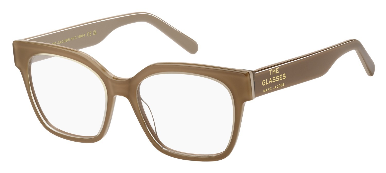 Occhiali da vista Marc Jacobs 801 109478 DLN colore nude beige forma rettangolare 