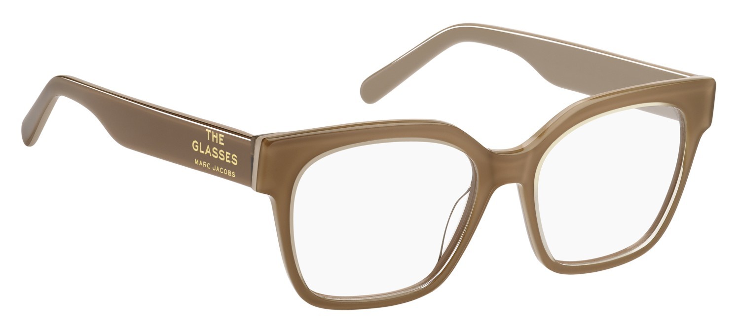 Occhiali da vista Marc Jacobs 801 109478 DLN colore nude beige forma rettangolare 