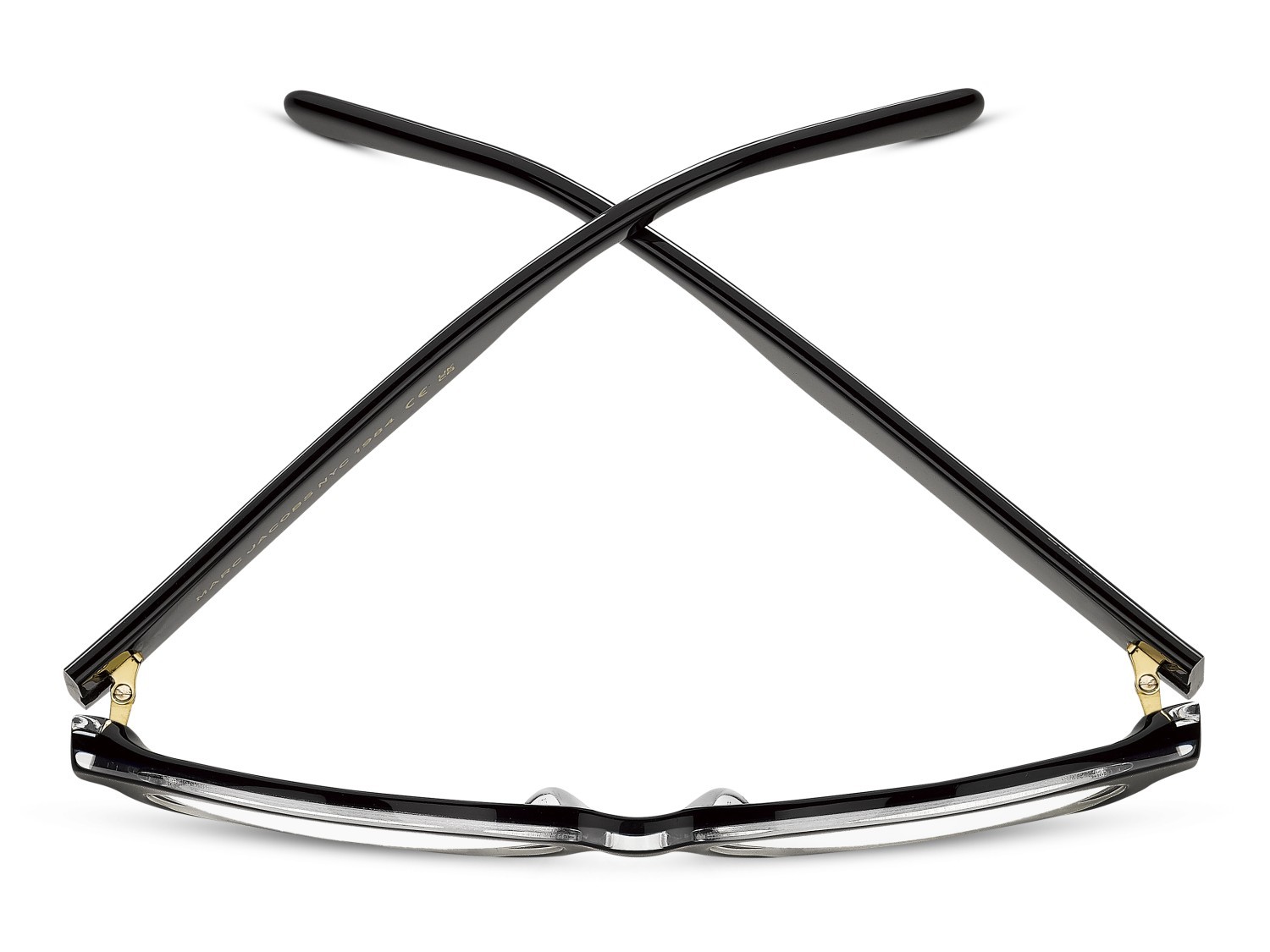 Occhiali da vista Marc Jacobs 801 109478 MNG colore crystal black forma rettangolare 