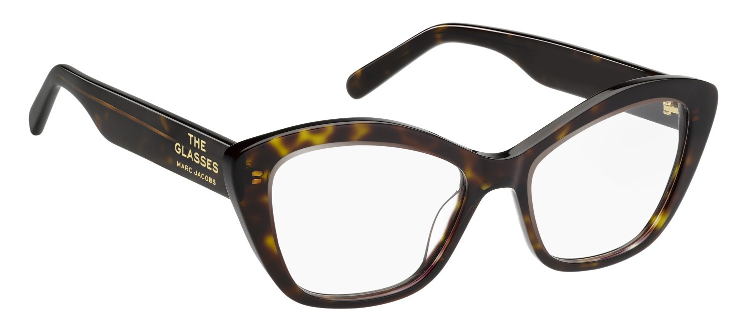 Occhiali da vista Marc Jacobs 802 109479 AIO colore crystal havana forma rettangolare 