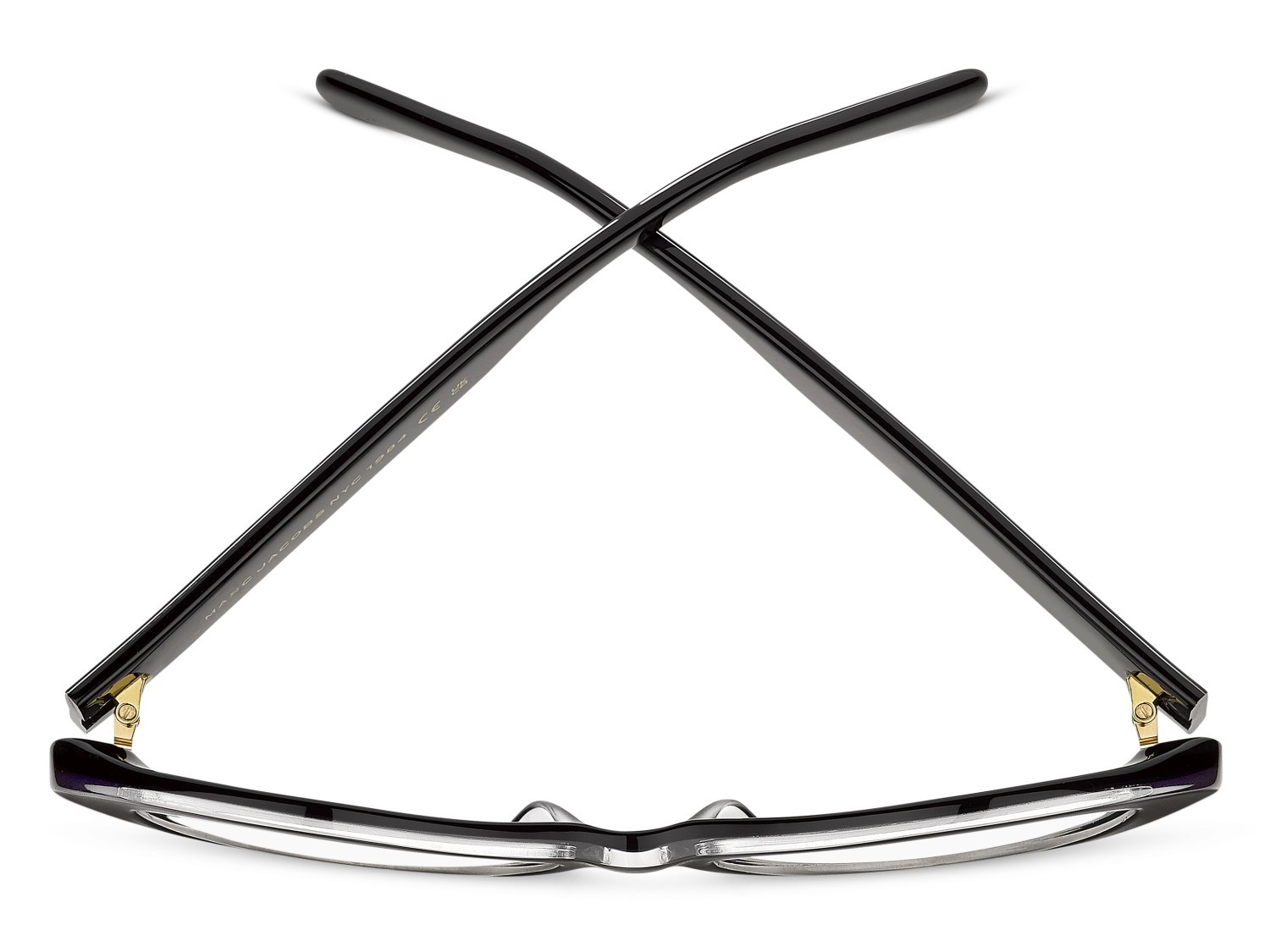 Occhiali da vista Marc Jacobs 802 109479 MNG colore crystal black forma rettangolare 
