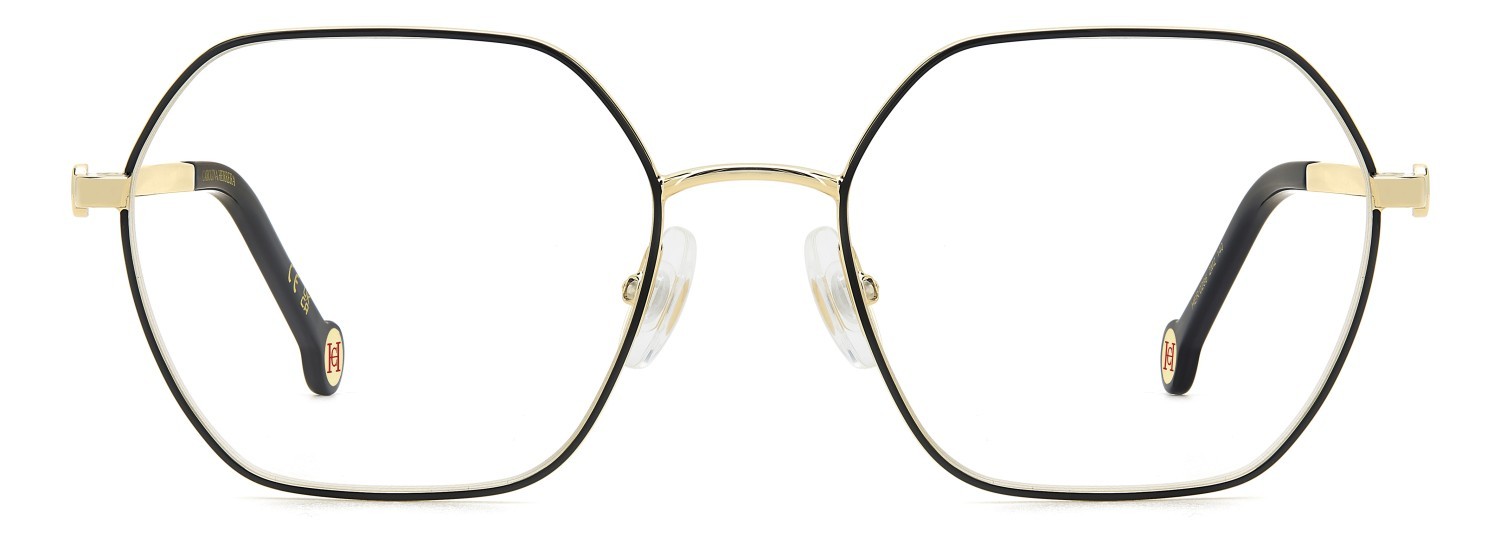 Occhiali da vista Carolina Herrera Her 0286 109486 2M2 colore black gold forma rettangolare 