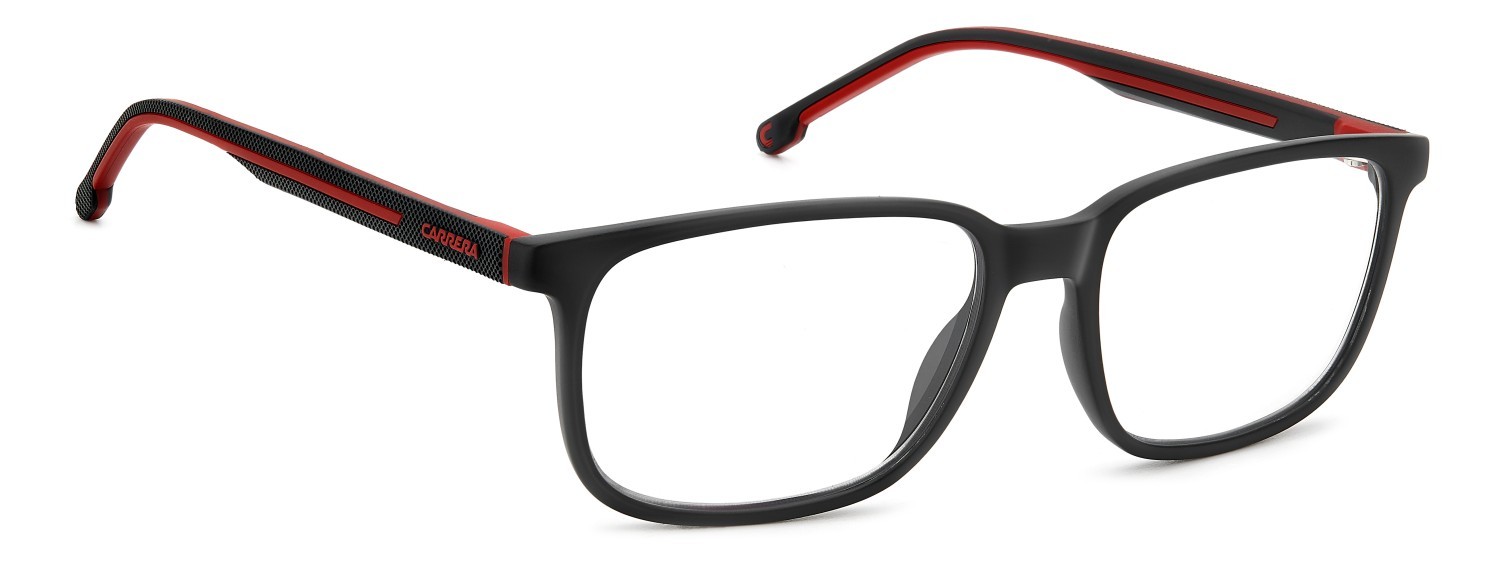Brillen Carrera 8916 109493 BLX farbe matte black red form rechteckig 