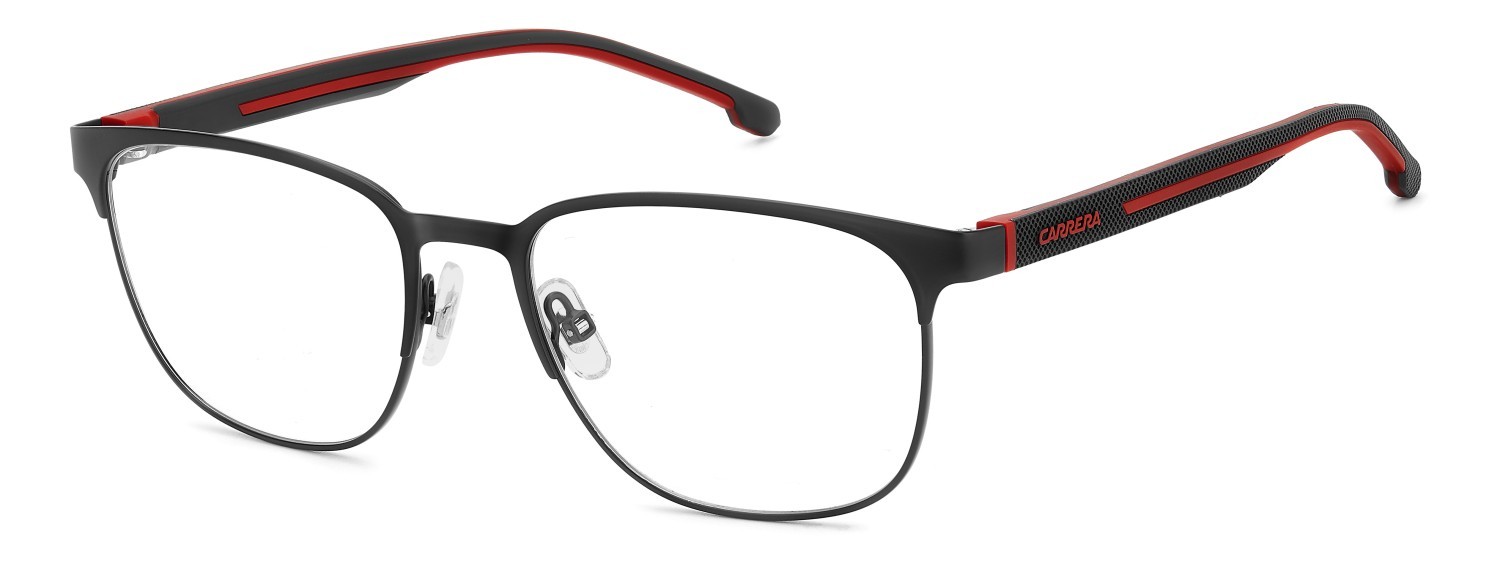 Brillen Carrera 8917 109494 BLX farbe matte black red form rechteckig 