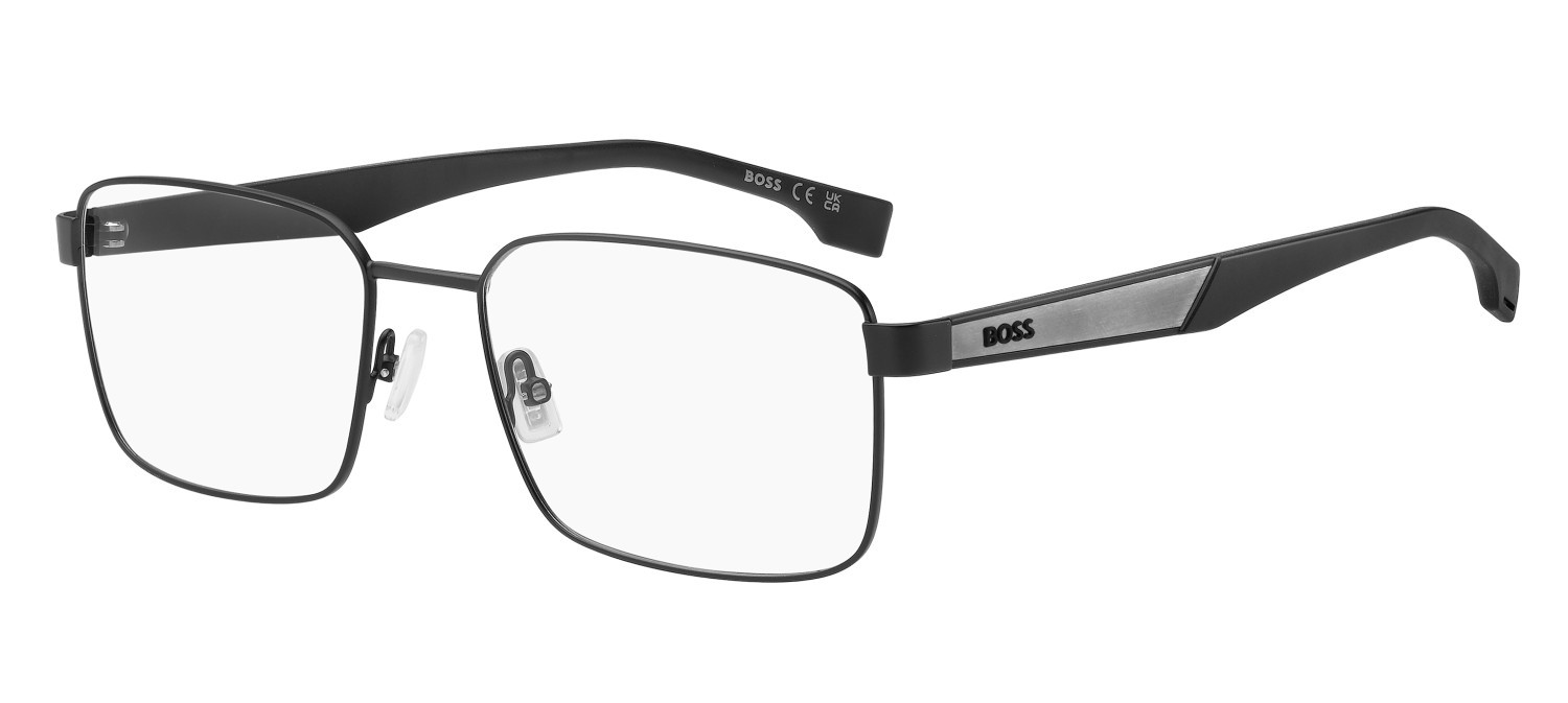 Eyeglasses Hugo Boss 1769 109498 003 color matte black shape rectangle 