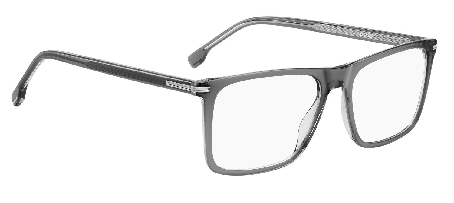 Eyeglasses Hugo Boss 1754 109499 CBL color grey crystal shape rectangle 
