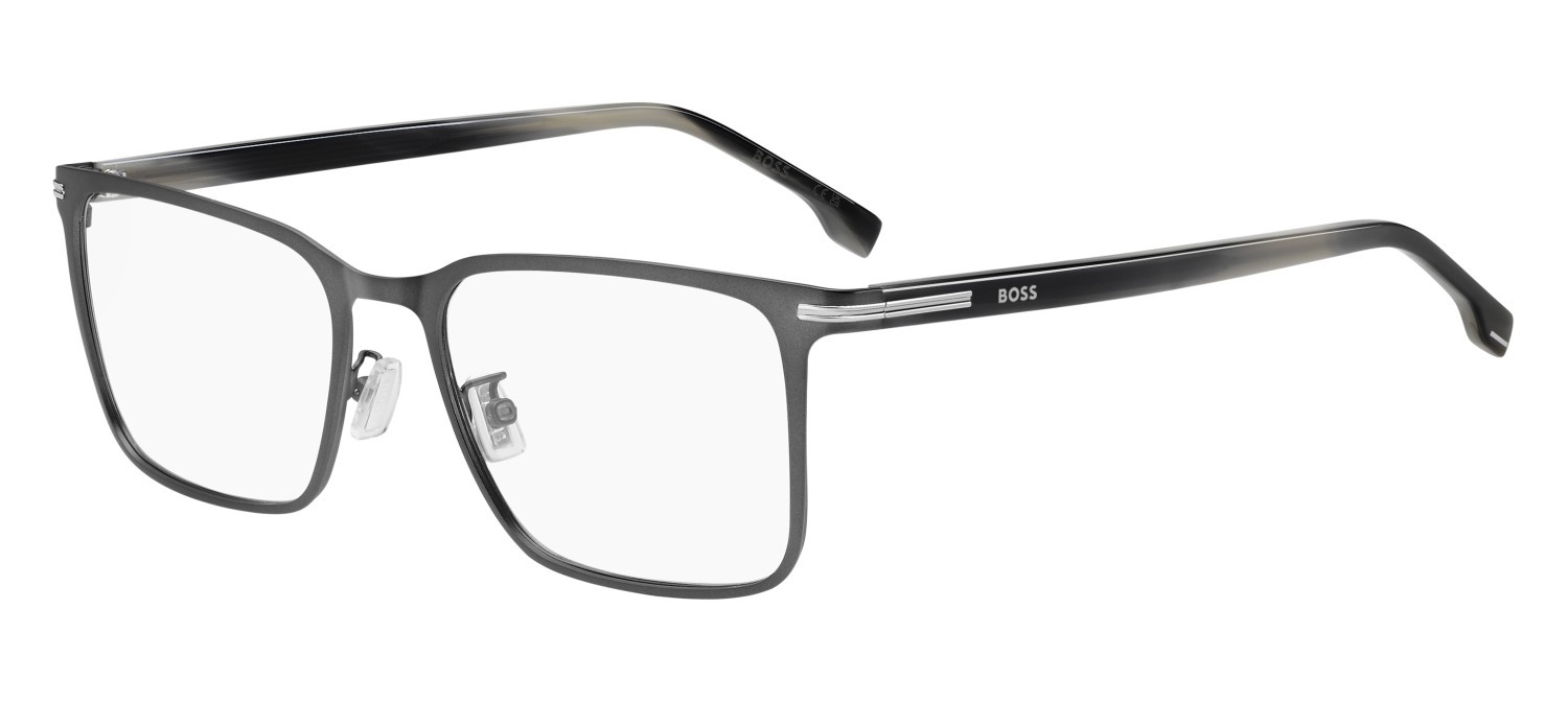 Occhiali da vista Hugo Boss 1757/G 109502 SVK colore matte ruthenium black forma rettangolare 