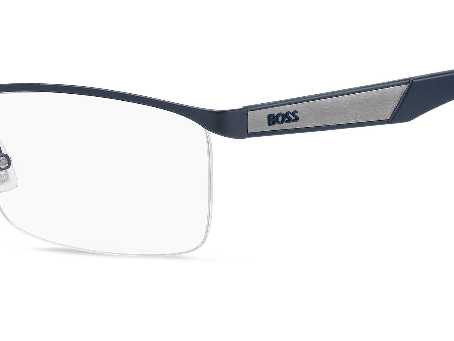Eyeglasses Hugo Boss 1770 109503 FLL color matte blue shape rectangle 