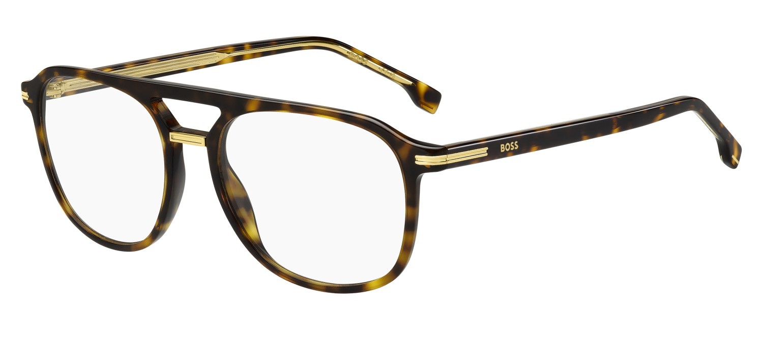 Eyeglasses Hugo Boss 1755 109504 086 color havana shape square 