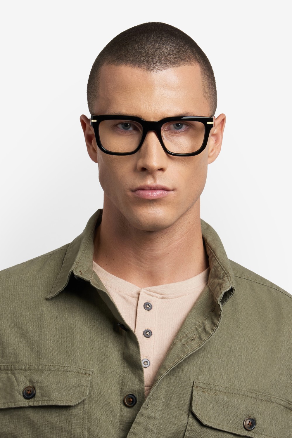 Eyeglasses Hugo Boss 1746/G 109507 807 color black shape rectangle 