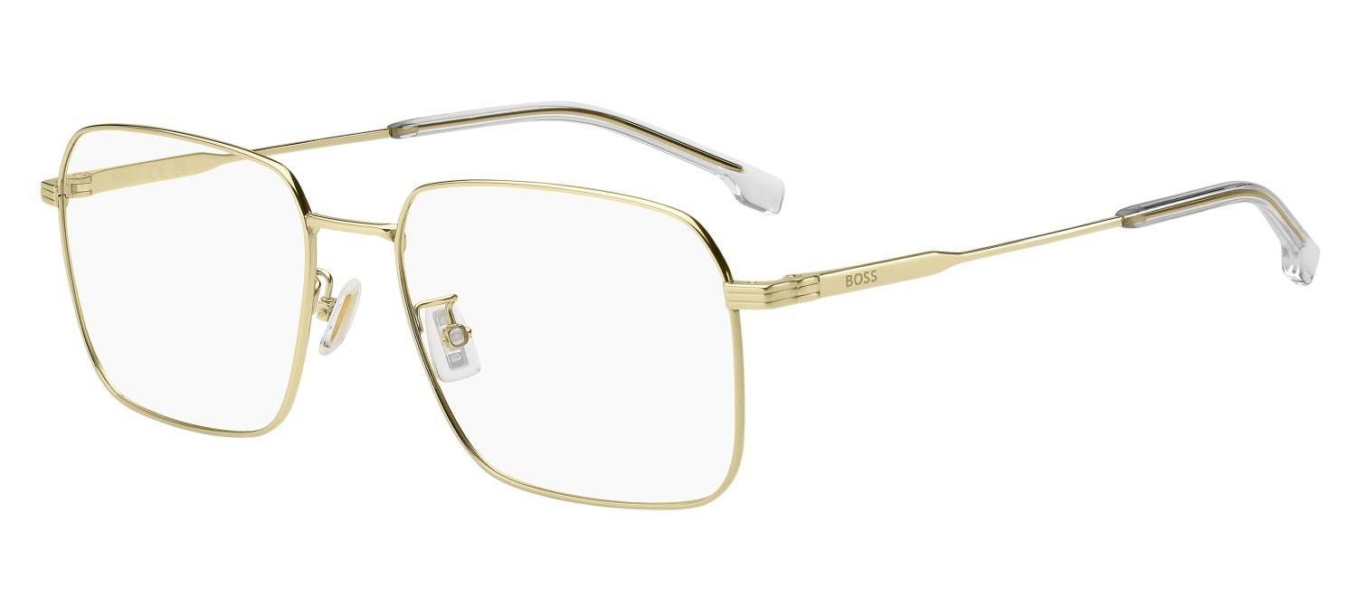 Eyeglasses Hugo Boss 1772/G 109508 J5G color gold shape rectangle 