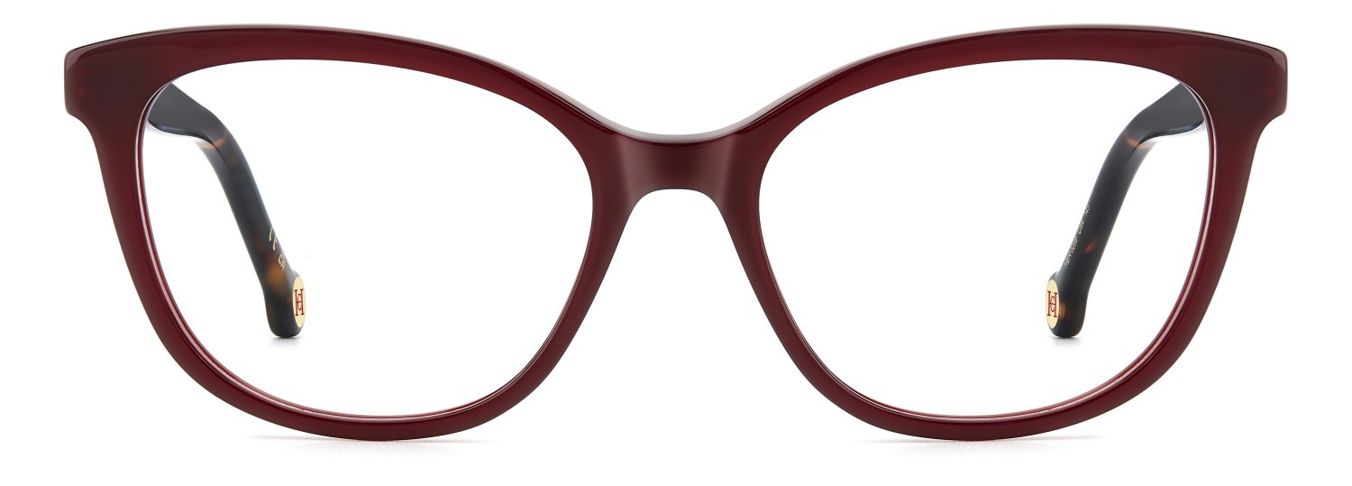 Eyeglasses Carolina Herrera Her 0299 109511 C9A color red shape rectangle 