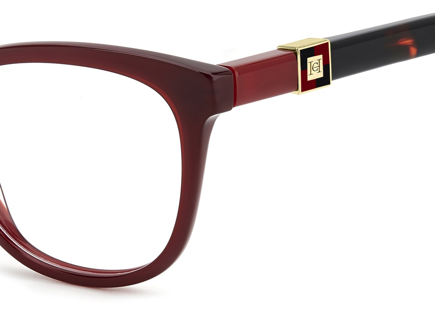 Eyeglasses Carolina Herrera Her 0299 109511 C9A color red shape rectangle 