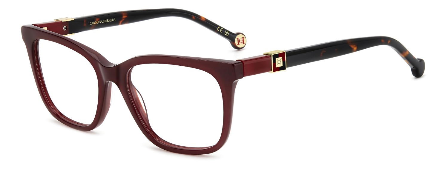 Occhiali da vista Carolina Herrera Her 0300 109512 C9A colore red forma rettangolare 