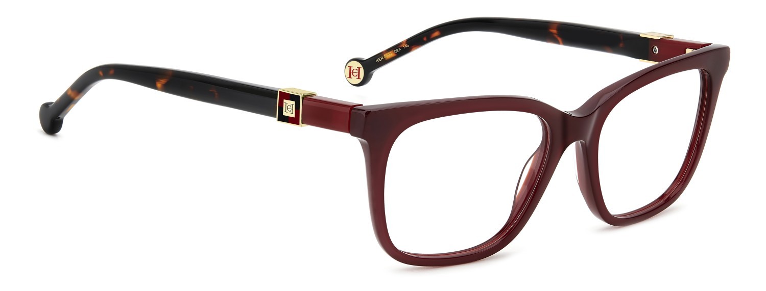 Occhiali da vista Carolina Herrera Her 0300 109512 C9A colore red forma rettangolare 