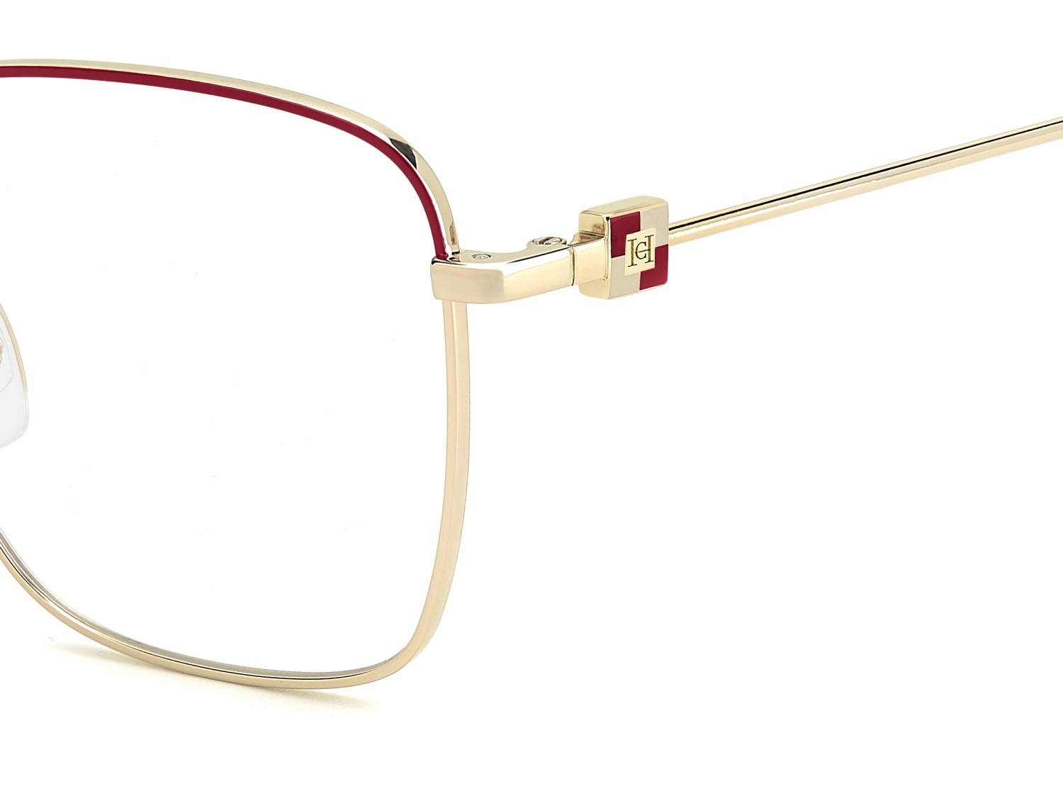 Occhiali da vista Carolina Herrera Her 0301 109513 AU2 colore red gold forma rettangolare 