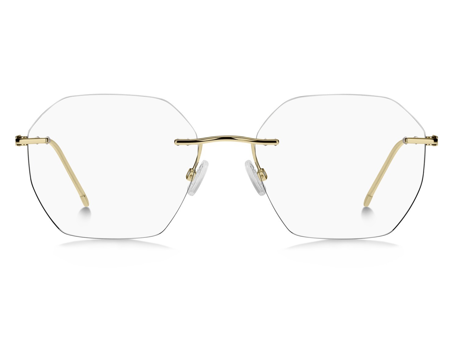 Eyeglasses Hugo Boss 1790 109514 J5G color gold shape rectangle 