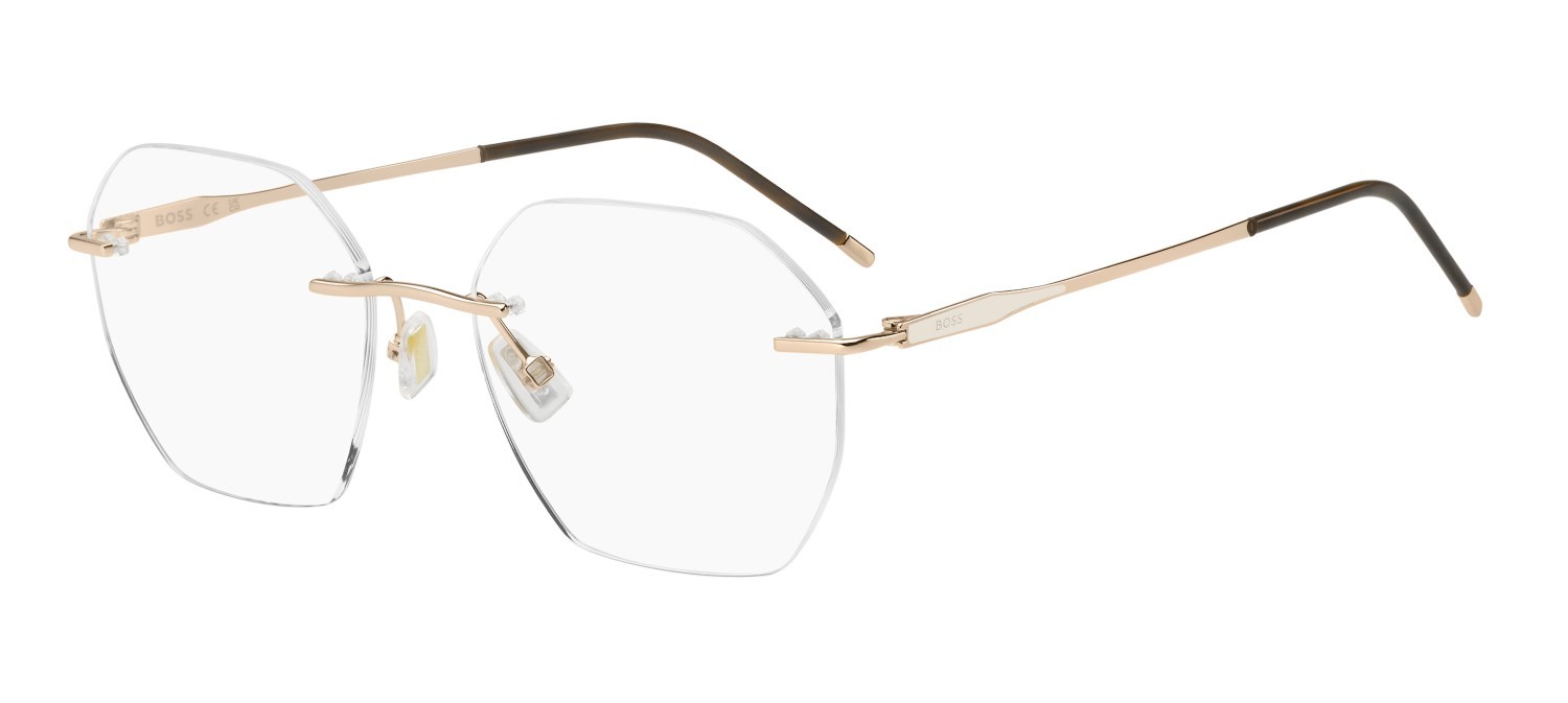 Occhiali da vista Hugo Boss 1790 109514 VVP colore gold ivory forma rettangolare 