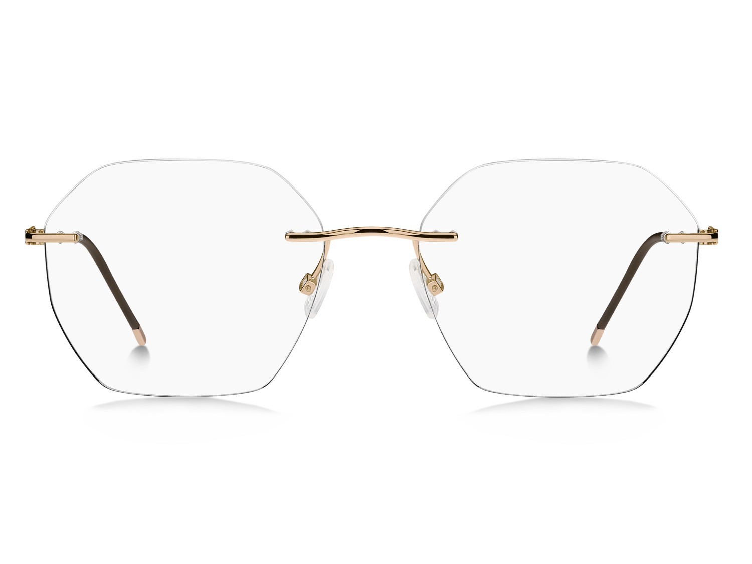 Occhiali da vista Hugo Boss 1790 109514 VVP colore gold ivory forma rettangolare 