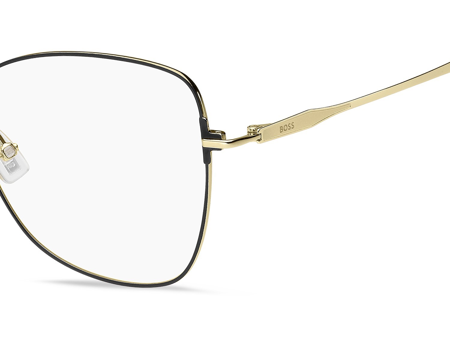 Eyeglasses Hugo Boss 1789 109515 2M2 color black gold shape butterfly 