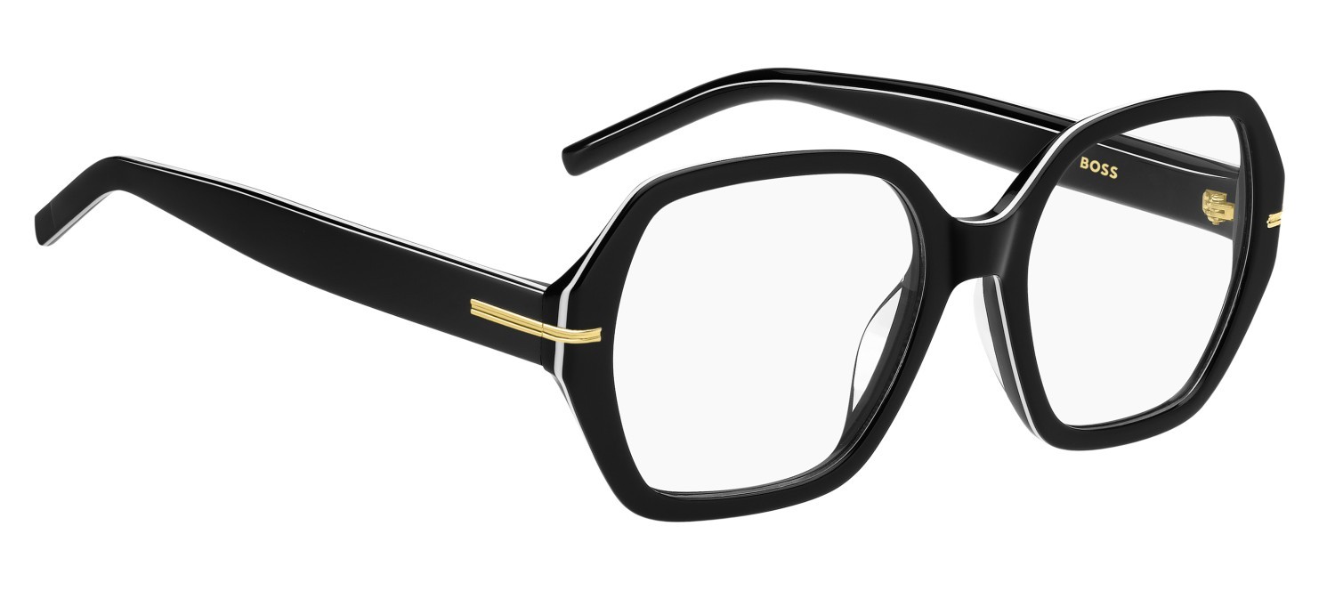 Occhiali da vista Hugo Boss 1780/G 109518 P56 colore black white black forma quadrato 