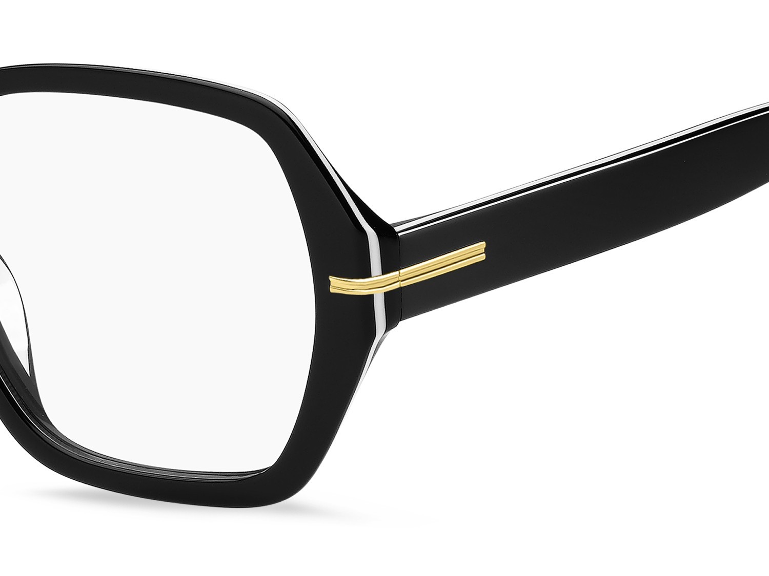 Occhiali da vista Hugo Boss 1780/G 109518 P56 colore black white black forma quadrato 
