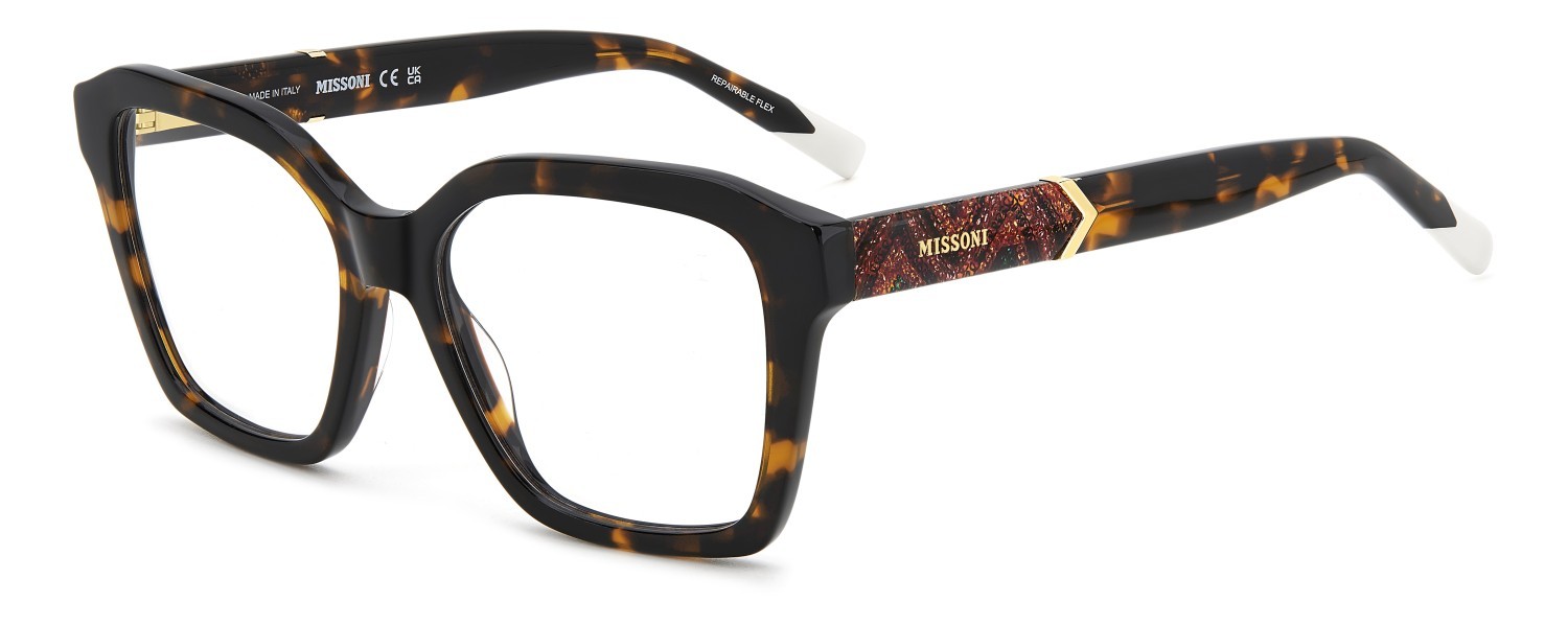 Brillen Missoni Mis 0216 109523 086 farbe havana form quadratisch 