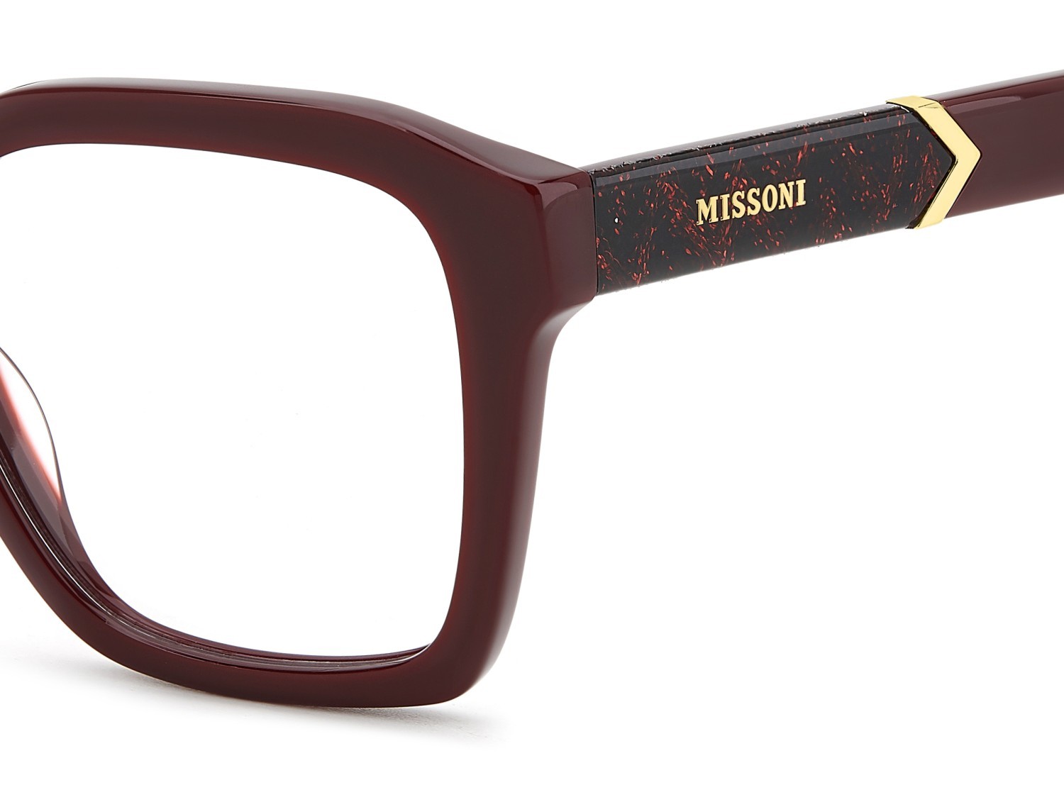 Brillen Missoni Mis 0216 109523 LHF farbe burgundy form quadratisch 