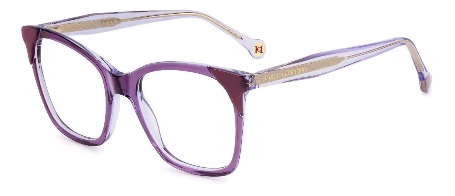 Occhiali da vista Carolina Herrera Her 0290 109527 0T7 colore plum forma rettangolare 